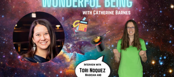 Podcast graphic for Tori Noquez' interview